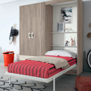 Cama abatible y armario · Cama abatible · Armario ·Dormitorio Juvenil · Dormitorios · Camas abatibles · MLC Muebles · Tienda de muebles · Tienda online · Tienda de muebles en Tenerife · Canarias